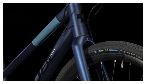 Cube Nulane Trapeze Bicicleta estática Shimano Claris 8S 700 mm Azul terciopelo 2023