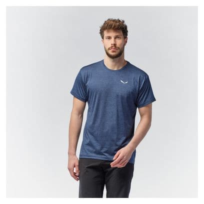 T-Shirt Salewa Puez Melange Dry Bleu