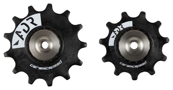 Pair of Ceramicspeed Alpha Rollers for Shimano RX825/RX820, Black