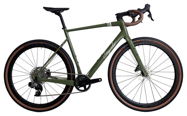 Gravel bike green sale