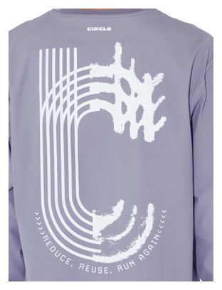 T-Shirt Running Circle Feel Good Run Track 2.0 Violet Homme