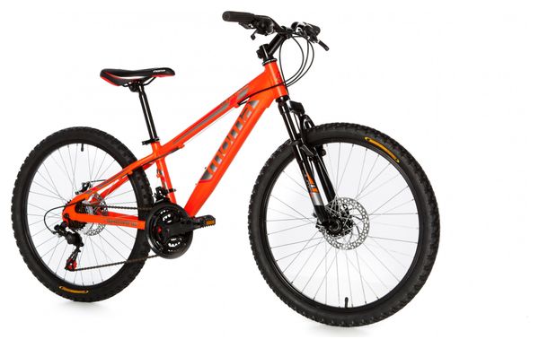 Moma Bikes Bicicleta Infantil, Montaña SHIMANO GTT24', Alu, 21V. Doble Freno Disco, Susp. Delant.