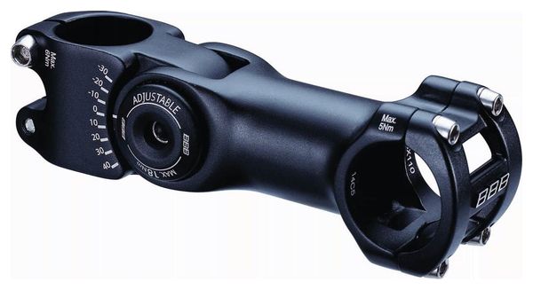 BBB HighSix Adjustable Stem 31.8mm Black