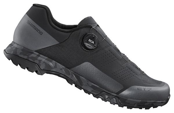 Pairs of Shimano ET700 Bike Shoes Black