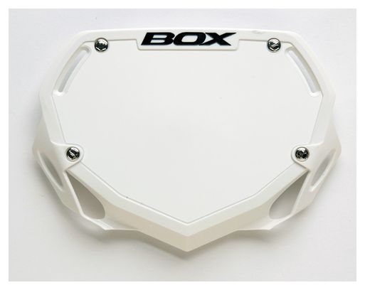 BOX Number Plate PHASE 1 Small White
