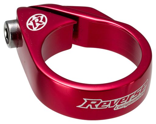 REVERSE Collier de selle à vis Diamètre 34.9 mm Rouge