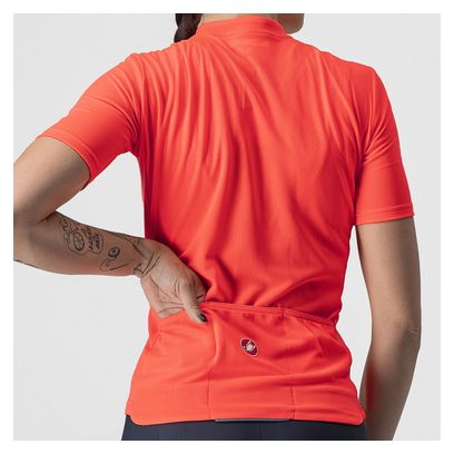 Maillot Castelli Anima 3 Rosa / Azul