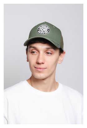 Casquette Trucker pour hommes et femmes The Indian Face Born to Be Free Vert