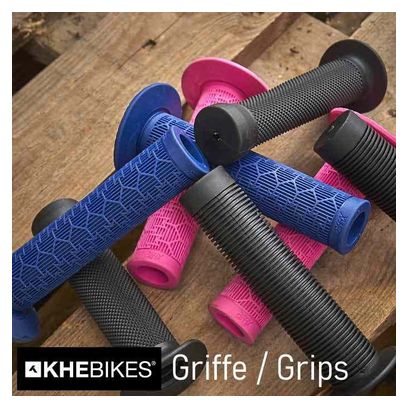 Poignees BMX diamond NOIR 130mm KHEbikes