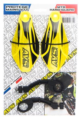 AVS KIT DECO Hand Guard Giallo Nero