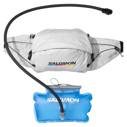 Salomon Cross Season Belt Race Flag Cinturón de hidratación unisex Blanco