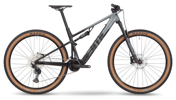 VTT Electrique Tout Suspendu BMC Fourstroke AMP LT Three Shimano SLX 12V 360 Wh 29 Gris Iron Noir 2023 Alltricks