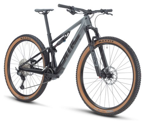 VTT Électrique Tout-Suspendu BMC Fourstroke AMP LT Three Shimano SLX 12V 360 Wh 29'' Gris Iron Noir