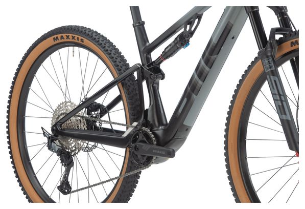 VTT Électrique Tout-Suspendu BMC Fourstroke AMP LT Three Shimano SLX 12V 360 Wh 29'' Gris Iron Noir