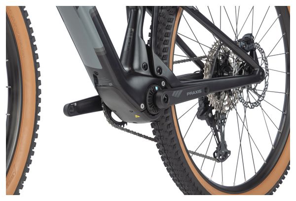 VTT Électrique Tout-Suspendu BMC Fourstroke AMP LT Three Shimano SLX 12V 360 Wh 29'' Gris Iron Noir