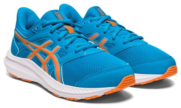 Asics Jolt 4 GS Blau Orange Kinder Running Schuhe