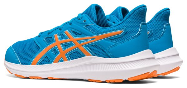 Chaussures Running Asics Jolt 4 GS Bleu Orange Enfant