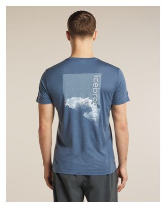 Icebreaker Merinos 150 Tech Lite Funktions-T-Shirt für Herren, blau