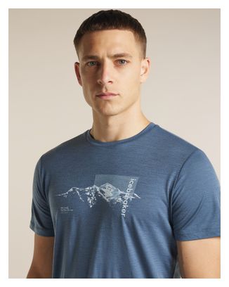 Icebreaker Merinos 150 Tech Lite Funktions-T-Shirt für Herren, blau