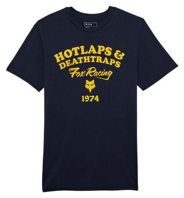 Fox Hotlaps Kurzarm T-Shirt Blau