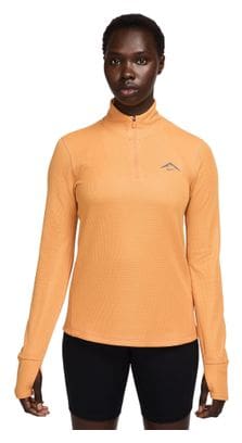 Dri-Fit Trail Orange 1/2 zip top