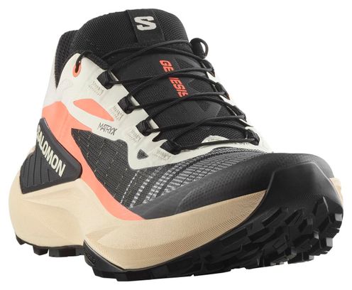 Chaussures Trail Salomon Genesis Corail/Noir Femme