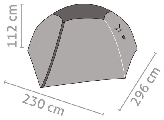 Salewa Latitude II Carpa Verde Carpa autoportante de 3 estaciones