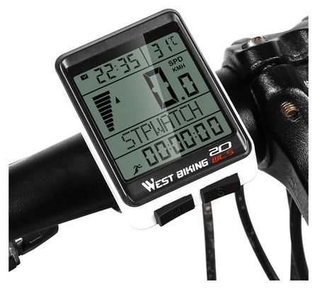 Compteur de vélo sans fil pour VTT et route  écran rétroéclairé étanche