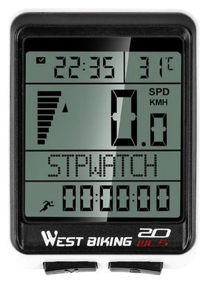 Compteur de vélo sans fil pour VTT et route  écran rétroéclairé étanche