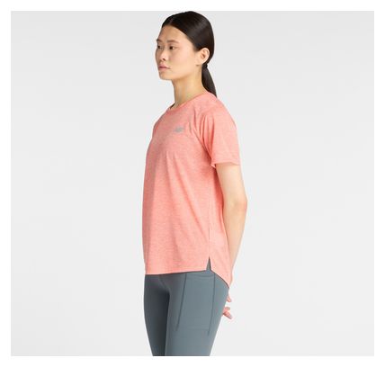 Maglia a maniche corte New Balance Athletics Coral da donna