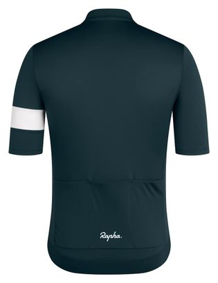 Rapha Core herenstrui donkergroen/wit met korte mouwen