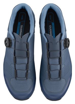 Pares de zapatillas para bicicleta Shimano ET700 Azul