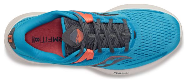 Zapatillas de running Saucony Ride 15 para mujer en color azul coral