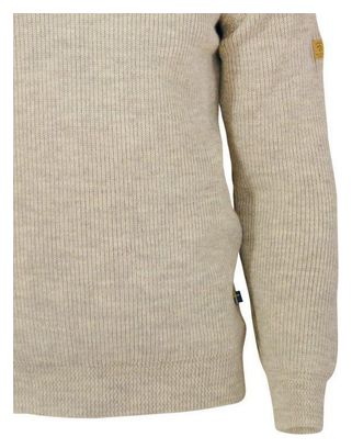 Pull Ivanhoé NLS Root Birch col rond-100% pure laine non peinte