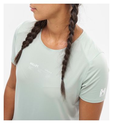 Maglietta tecnica Millet Intense verde da donna