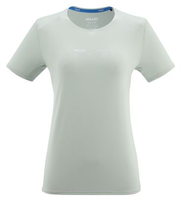 Maglietta tecnica Millet Intense verde da donna
