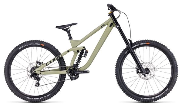 Cube Two15 Race Full Suspension MTB Sram GX DH 7S Light Olive  Green 2023