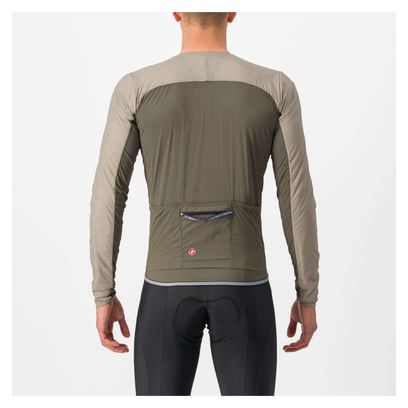 Maglia manica lunga Castelli Fly Jack-Sey Beige