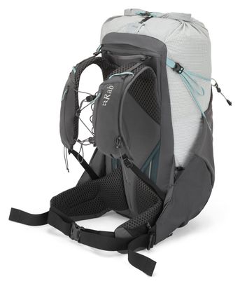 Mochila de senderismo para mujer Rab Muon ND40L Blanco/Gris