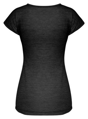 Camiseta de mujer Salewa Puez<p> <strong>Melange</strong></p>Dry Negra