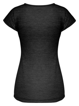 Maglietta da donna Salewa Puez Melange Dry Black