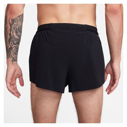 Short splité Nike AeroSwift 2in Noir Homme