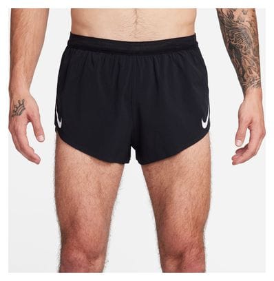 Nike AeroSwift 2in Split Short Heren Zwart