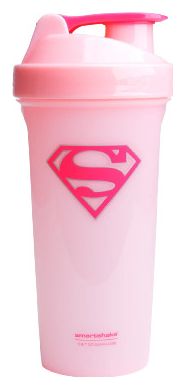 Shaker Smartshake Lite 800ml Supergirl