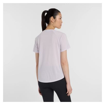 Damestrui New Balance Athletics Violet met korte mouwen