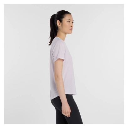 Damestrui New Balance Athletics Violet met korte mouwen