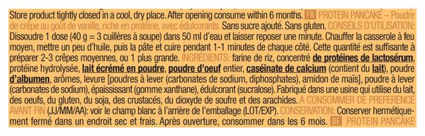 Protein Pancake Powder (1kg) - Biotech Usa - Vanille - Pancakes Protéinés
