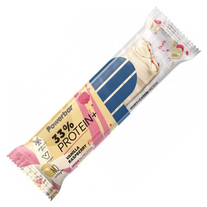 Boîte Protein Plus Bar 33% (10x90g) - Powerbar - Vanille Framboise -  Barres Protéinées