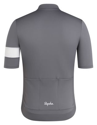 Rapha Core korte mouwen herenstrui grijs/wit