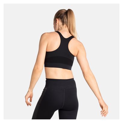 Reggiseno alto senza cuciture Odlo da donna nero